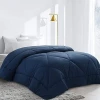 Machine Washable All Season King Size Quilted Microfiber Filled Bedding Comforter,Queen Size Luxury Comforter 100% Polyester