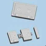 Magnetic Tape Cassette Disk Pendrive floppy disk shape USB Flash Drive