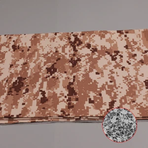 Make to order 100% polyamide 200D*300D waterproof ripstop membrane army fabric