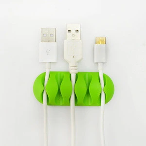 Management System Desktop Cable Organizer Computer Electrical Charging or Mouse Cord Holder plastic wall cable clip
