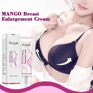 Mango Women Full Elasticity Chest Care Firming Lifting Breast Fast Growth Cream Big Bust Body Cream Breast Enlargement Cream