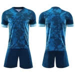 Manufacture Fighter Soccer Wear Jersey Sublimation  Customized Design Logo Printed Cotton Polyester Soccer Jersey