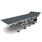 Manufacture Folding Portable Commercial Bed Antique Iron Folding Bed