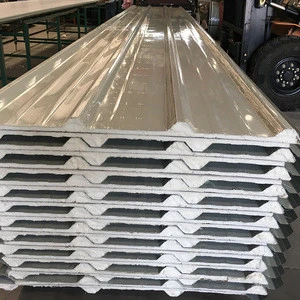 Manufactured home price insulated roof pu polyurethane used sandwich panel wall panels for sale