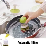 manufacturers Creative dishwashing brush Cleaning brush Press liquid soap cleaning brush