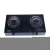 Import manufacturing  tempered glass 2 burner kitchen portable cooking table top gas stove from China