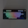 MATHEW TECH MK80 Mechanical Keyboard custom 75% Layout For Gaming With Metal Knob for Laptop Tablet Computer Office