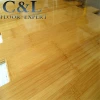 matte natural color horizontal cut smooth prefinished  solid bamboo flooring