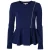 Import Maxnegio women spring Peplum top long sleeve zip coat Polyester jacket from China