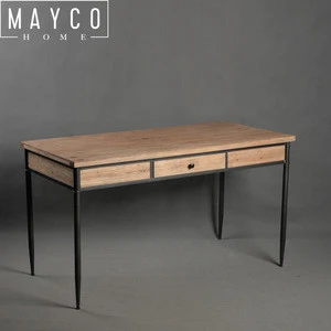 Mayco Design Natural Style Soild Wood Laptop Executive Office Desk
