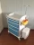 Import Medical emergency treatment nursing medication trolley cart workstation with drawers on wheels equipment supply from China