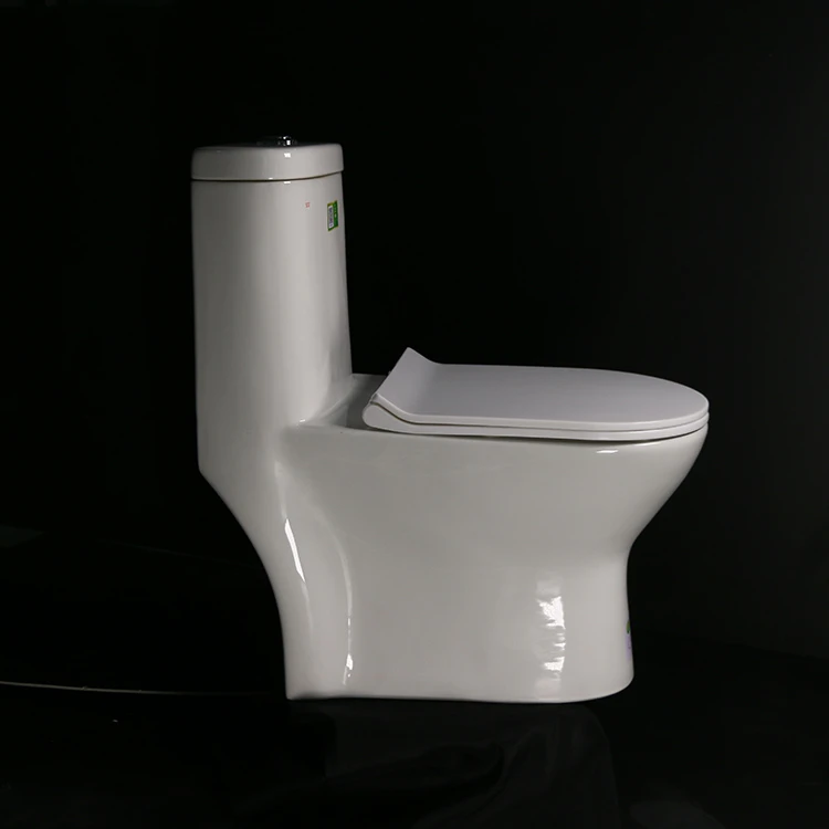 Medyag MLZ-19B S-trap 400mm Bathroom Ceramic Super Vortex Floor Mounted Water Closet One-Piece Toilet Bowl