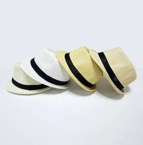 Men&#39;s new jazz straw hat summer outdoor sun protection sun hat