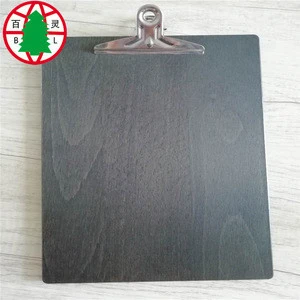 Menu  Clipboard of solid wood