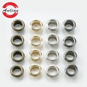 Metal Curtain/Cloth Eyelet Button Custom Color Brass Eyelet for Shoe