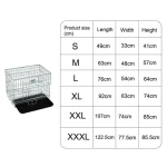 Metal Foldable Dog Crates Cage Metal Folding Dog Cage Dog Kennel