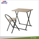 Metal Foldable Study Table And Chair Set