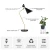 Import Metal Style Simple Design Desk Reading Lamp with Long Cable Switch on Table Light from China