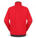 micro polar fleece jacket with elastic cuff men thick polar fleece jacket warm 100% polyester wholesale fleece