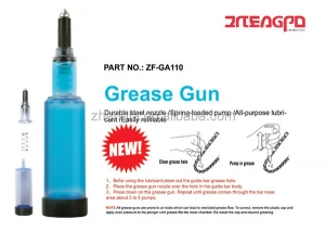 Mini handle plastic Grease Gun,Grease injectors, push type grease gun