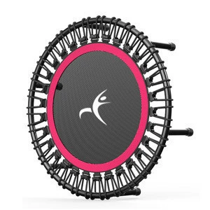 Mini Trampoline Fitness Trampoline with Safety Pad Stable Quiet Exercise Rebounder for Kids Adults Indoor