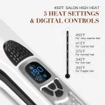 Mkboo Brand new salon equip straighten flat iron steam hair straightener with great price