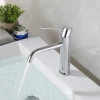 Modern bathroom faucet basin mixer tap brass handle hot cold water mixer brass basin faucets