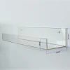 Modern Clear Invisible Contemporary Floating Collectibles Bookshelf Books Photos Rack Acrylic Shelves Display