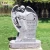 Import Modern design cheap cemetary natural stone marble angel statue baby engraving tombstone from China