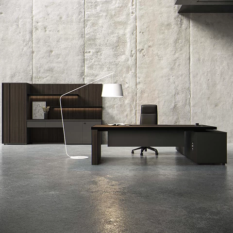 Modern Design Office Desk Furniture With Storage Cabinet Ceo Director Manager Executive Desk Office Table Boss Executive Desk