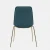 Import Modern fabric Dining Chair | Gold Leg in dining room from China