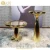 Import modern furniture circular top tall spun bar table gold from China