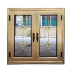 Modern house 1.6mm thichkness door and windows from china