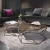 Import Modern Luxury European Living Room Hexagonal Ceramic Glass Rose Gold Stainless Steel Coffee Table Furniture from China
