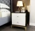 Import modern luxury  simple home hotel apartment bedroom sets furniture bedside table from China
