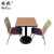 Import Modern Mcdonalds fast food restaurant tables and chairs HPL table for sale from China