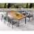Import Modern outdoor furniture garden set dining chair and table set from China