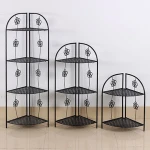 Modern style new rustic kichen wall plate rack shelf storage