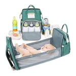 mommy travel set baby diaper bags large Convertible Baby Bag backpack baby bed bag for mothers
