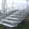 Movable metal grandstand sports volleyball bleacher