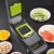 Import Multi-function sliced kitchen cutter set fruit and vegetable cutting tool Vegetable Chopper Kitchen accessories Utensils from China