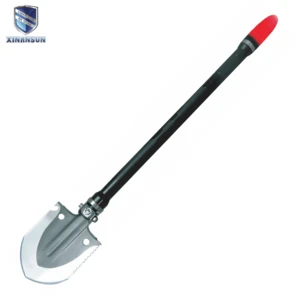 multi purpose emergency roadway safety shovel with the torch