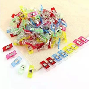 Multicolor 27mm Plastic Clips Hemming Sewing Tools Grampo Accessories Sewing DIY Crafts Patchwork Sewing Clip
