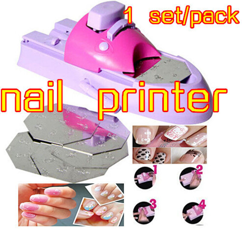 Machine For Nails Design Buy Nail Art Diy Pattern Printing Manicure Machine With 6pcs Metal ...