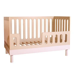 Nashow LMBC-206 High Quality Baby Furniture Wooden Baby Cot Toddler Bed Kid Bed