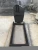 Import Natural Absolute black granite headstone with cross from China