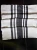 Import Natural colour &amp; black stripe Linen cotton blended table runner from India