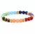 Import Natural gem healing crystal seven chakras 8mm agate tiger eye stone bracelet from China