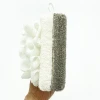 Natural High Quality Luxury Linen Bamboo Exfoliating  Body Mesh Bath Sponge for Shower