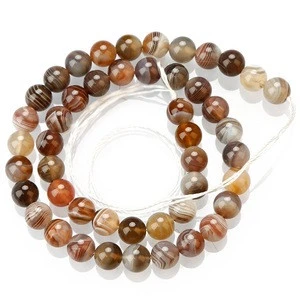 Natural Round Jade Bead ,  Crystal Quartz Stone , Gem Stone Beads For Jewelry Making